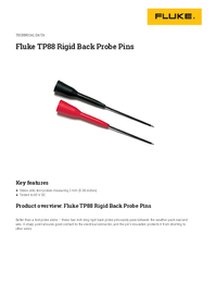 Thumbnail of document Data Sheet - TP88 Rigid Back Probe Pins